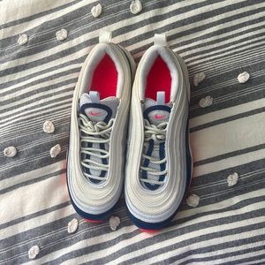 Nike Air Max 97 In Midnight Navy And Racer Pink Size